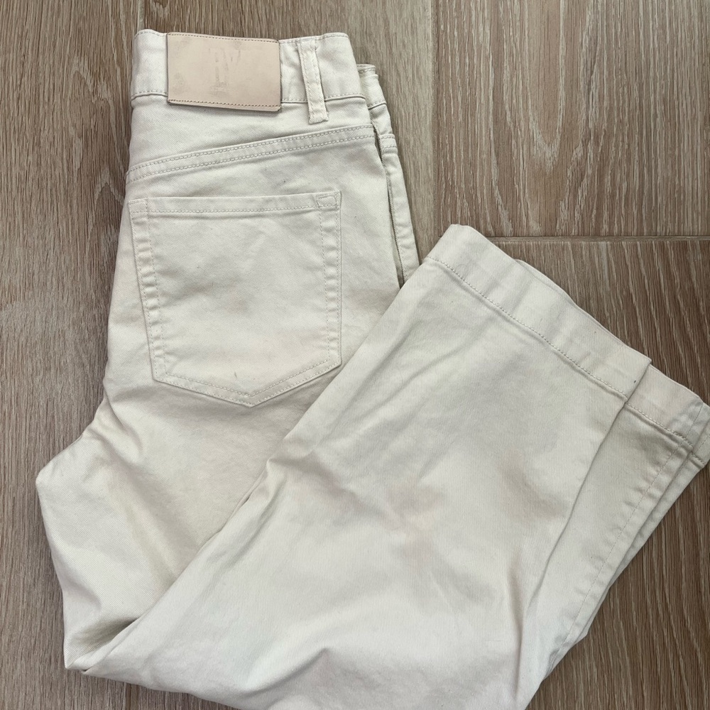 Frye Cream Denim Jeans